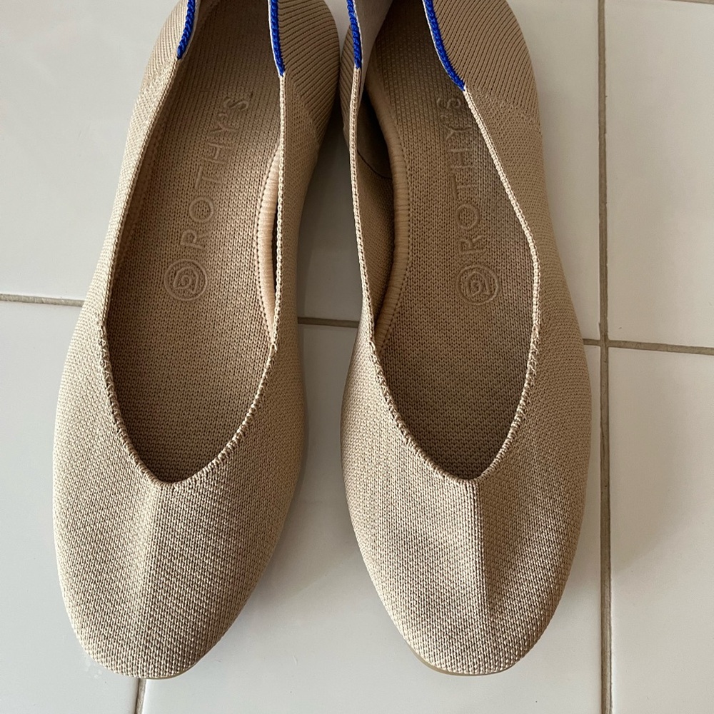 Rothy's Tan Flats Comfortable Everyday Loafers